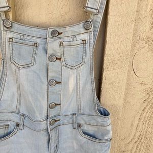 Button front overalls